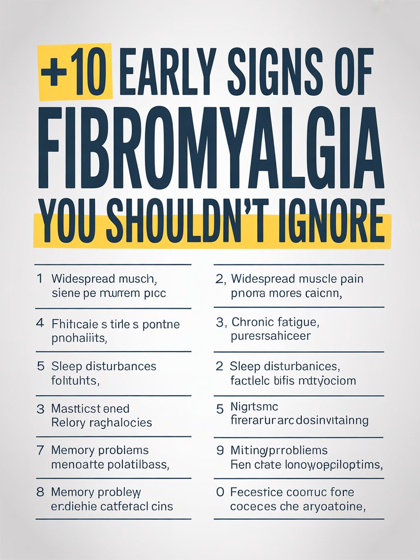 10 Early Signs of Fibromyalgia You Shouldn’t Ignore