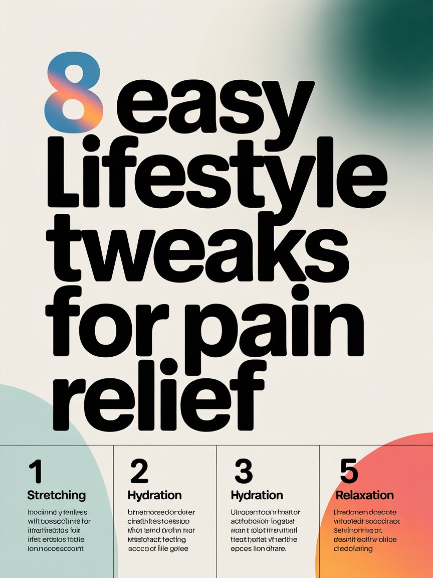 8 Easy Lifestyle Tweaks for Pain Relief