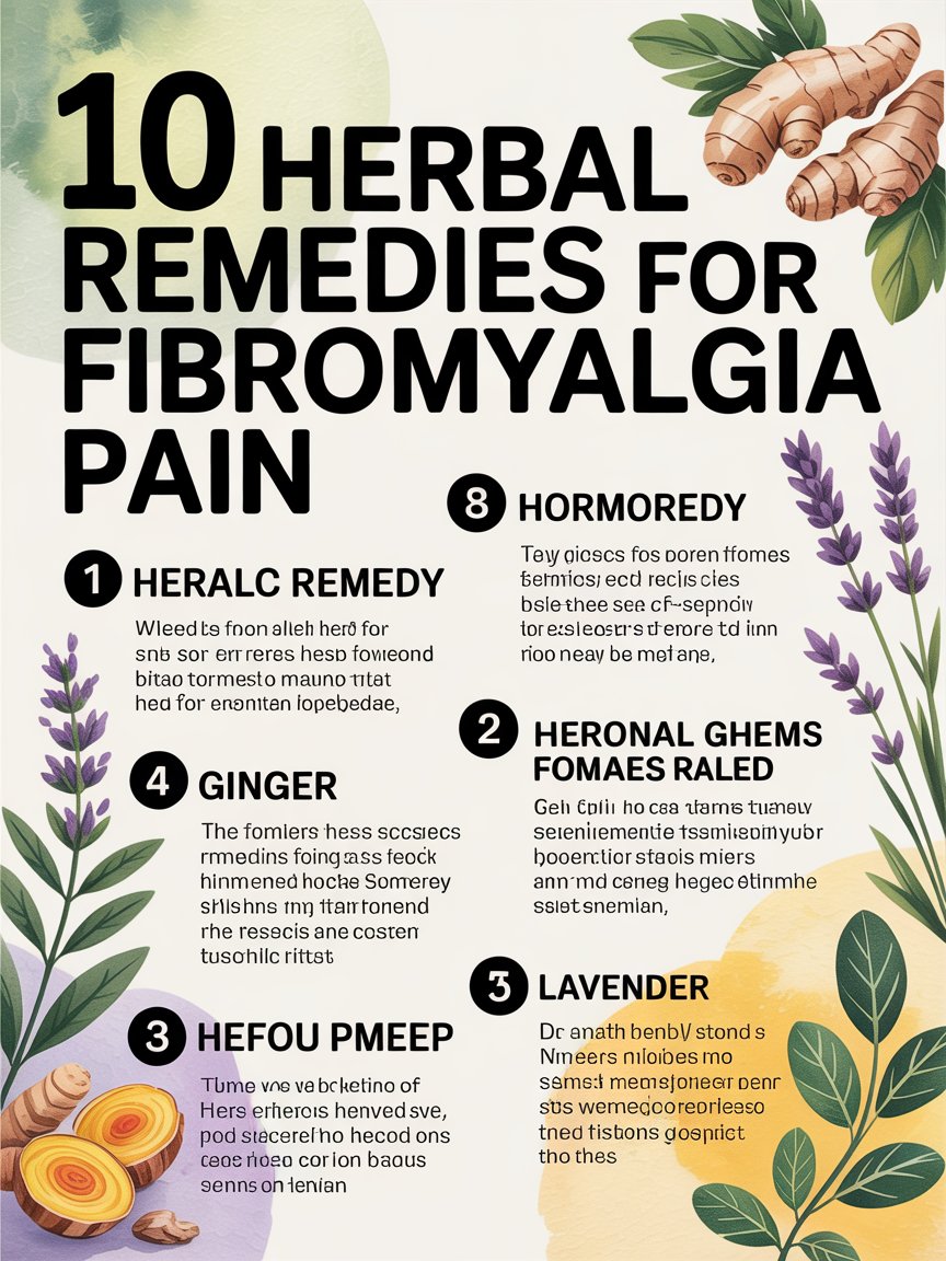 10 Herbal Remedies for Fibromyalgia Pain