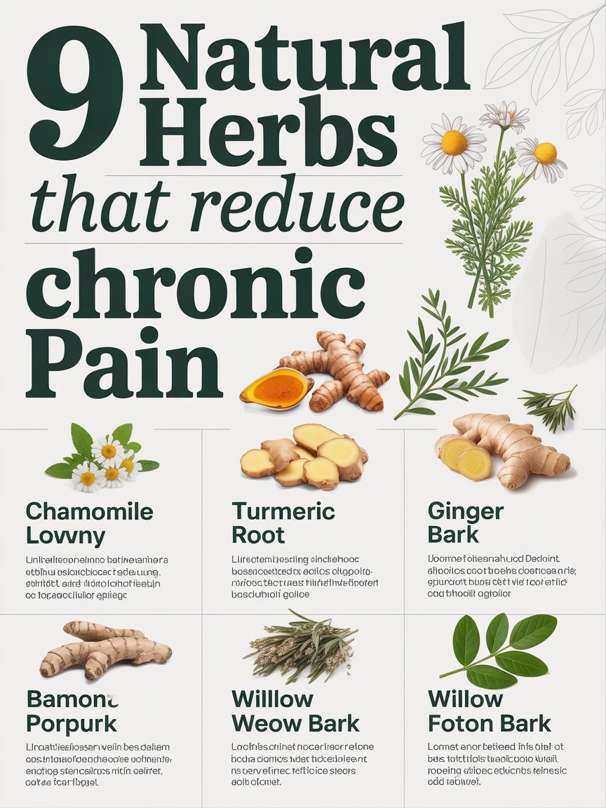 9 Natural Herbs That Reduce Chronic Pain