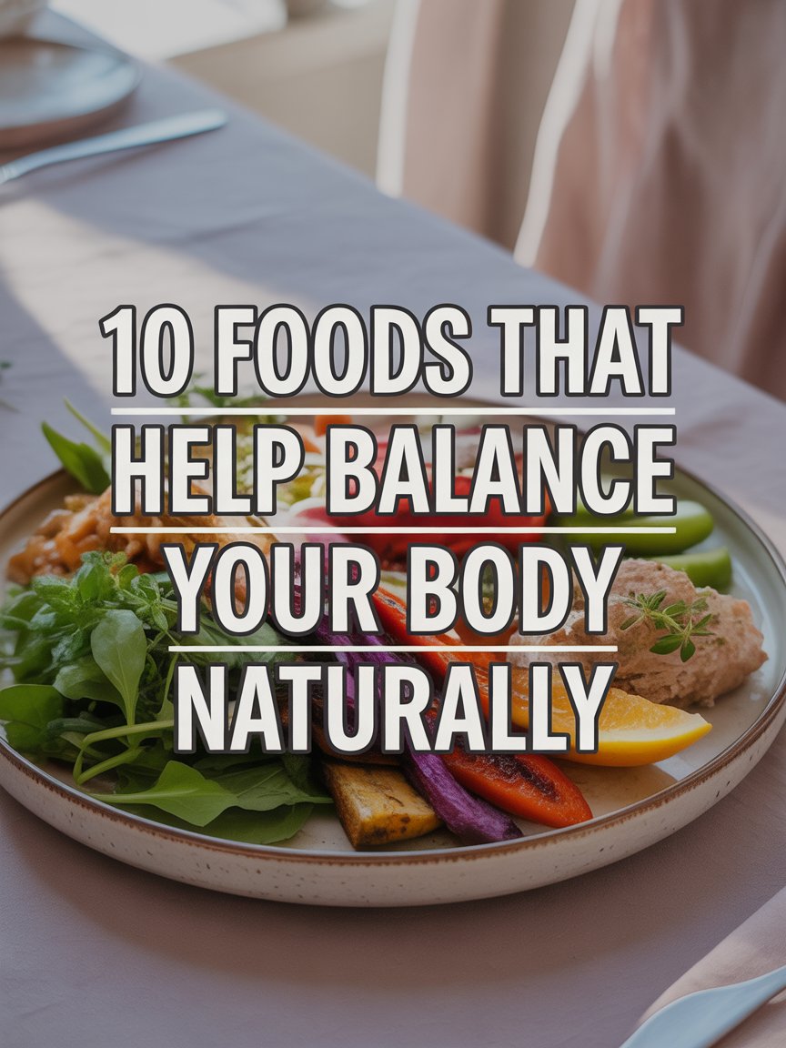 10 Foods That Help Balance Your Body Naturally