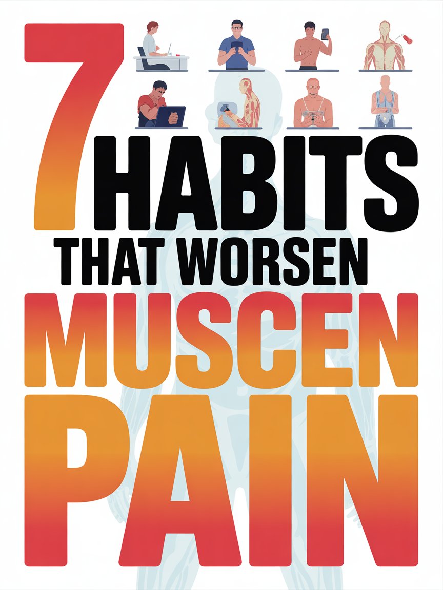 7 Habits That Worsen Muscle Pain