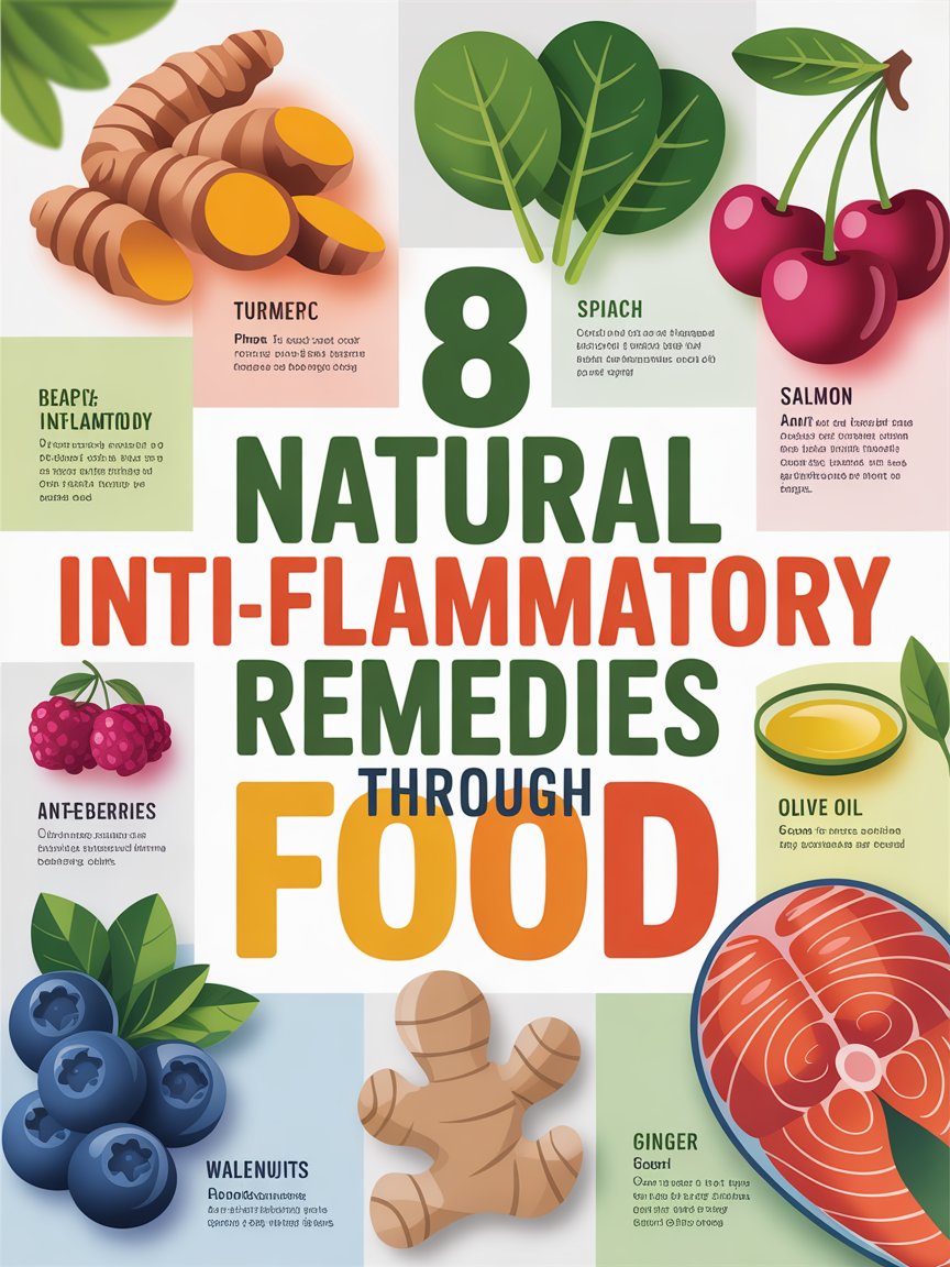 8 Natural Anti-Inflammatory Remedies Through Food