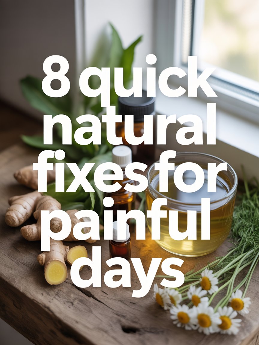 8 Quick Natural Fixes for Painful Days