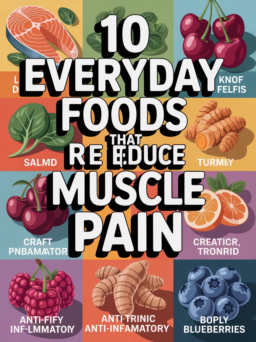 10 Everyday Foods That Reduce Muscle Pain