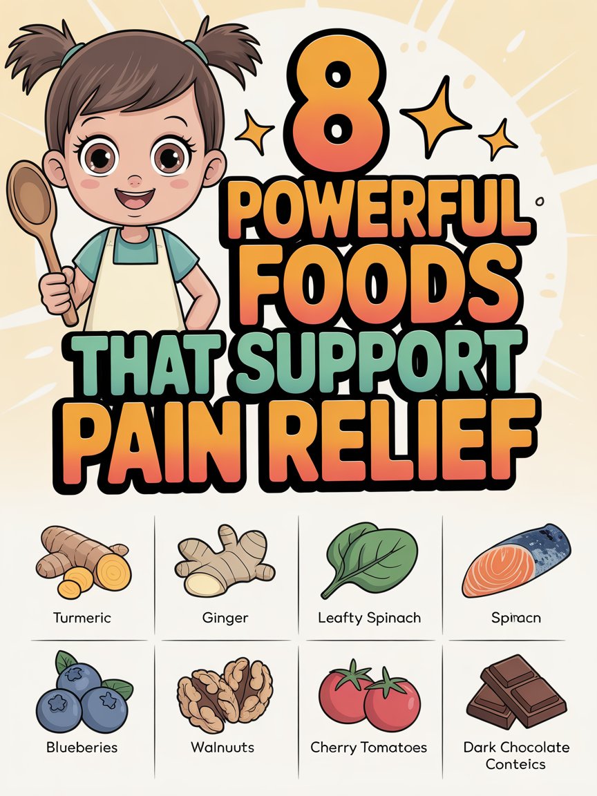 8 Powerful Foods That Support Pain Relief